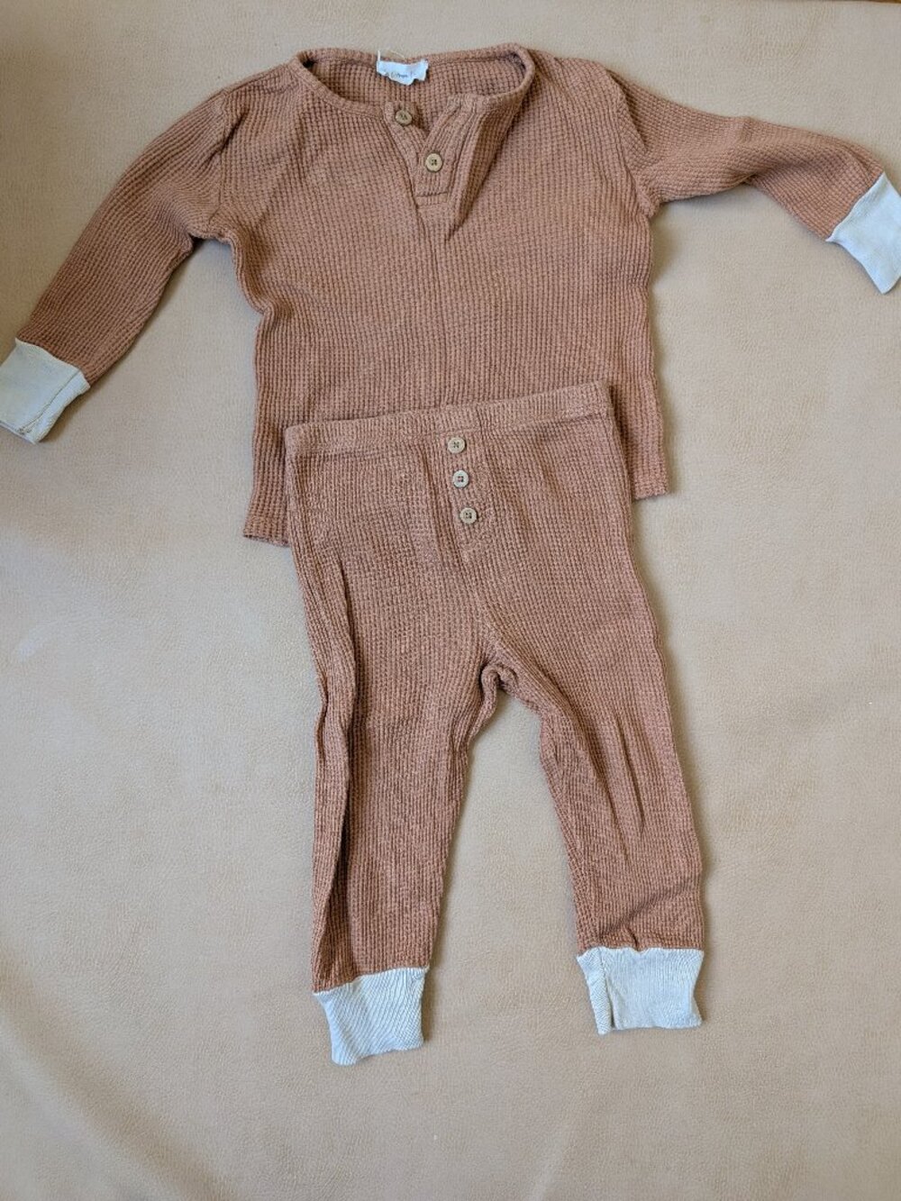 Fin & Vince OG 2 Piece Waffle Pajamas